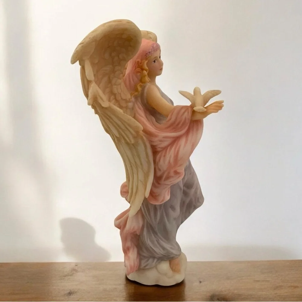 Angel With Dove Seraphim Classics Isabel ‘Gentle Spirit ’ 1993, Retired Rare - Picture 8 of 10